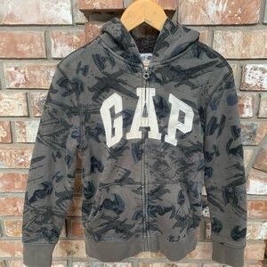 GAP Star Wars Kids Hoodie - Sherpa Lined Sz 8